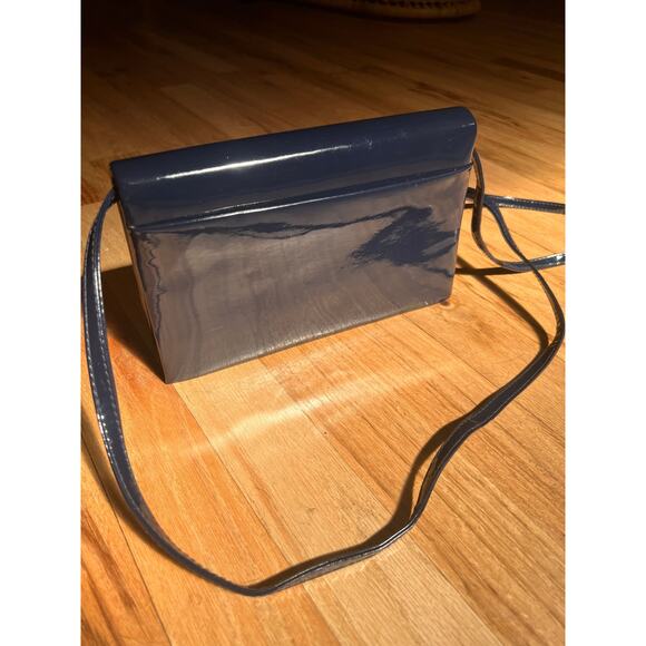 Vintage Whiting & Davis International Patent Leather Crossbody - Picture 5 of 7